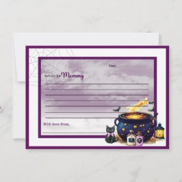 A Baby's Brewing _Advice for Mommy Card Mitteilungskarte