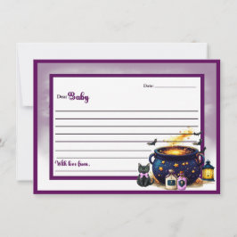 A Baby's Brewing _Dear Baby Card Mitteilungskarte