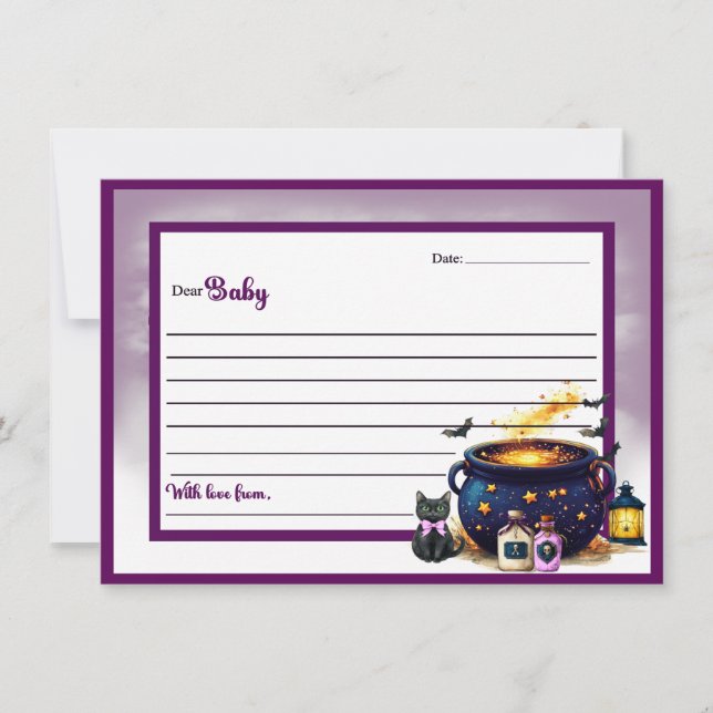 A Baby's Brewing _Dear Baby Card Mitteilungskarte (Vorderseite)