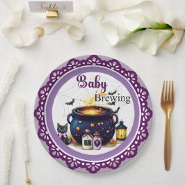 A Baby's Brewing Paper Plate Pappteller