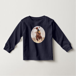 "A Bad Hoss" Bucking Bronco Kleinkind T-shirt