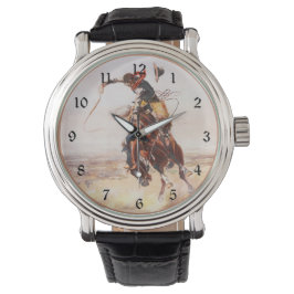 A Bad Hoss Charles Russell Fine Art Armbanduhr