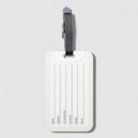 Étiquette de bagages CASP
