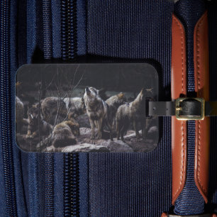 À Bagage Étiquette de bagages Wolf Pack