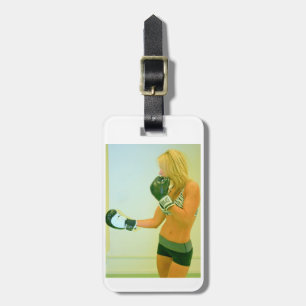 À Bagage étiquette de boxe du modèle de fitness