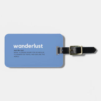 À Bagage Étiquette de la carte de voyage personnalisée