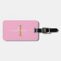 Étiquette de retour d'adresse avec monogramme init