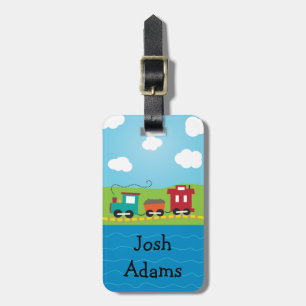 À Bagage Étiquette de sac de voyage de train