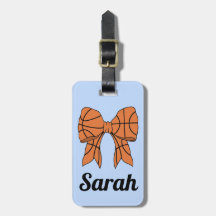 Étiquette de sac personnalisée pour le basket-ball