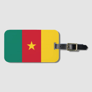 À Bagage Étiquette du drapeau camerounais