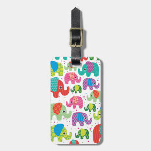 À Bagage Étiquette mignonne de voyage de motif d'enfants