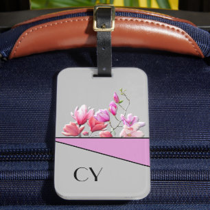 À Bagage Étiquette "Pink" monogramme classique pour bagages