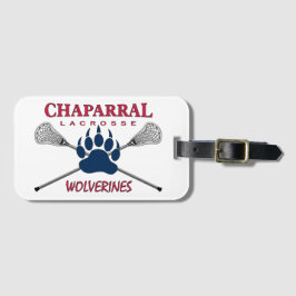 À Bagage Logo de griffe de ChapLAX sur le blanc - étiquette