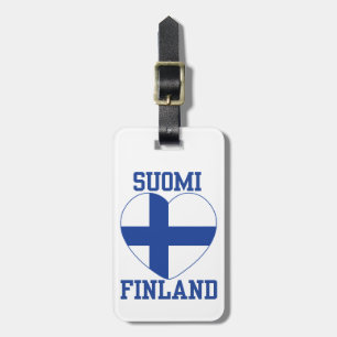 À Bagage Suomi Finland, étiquette personnalisée