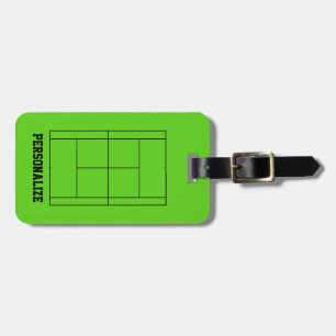 À Bagage Tennis dimensions de court sur mesure étiquette de