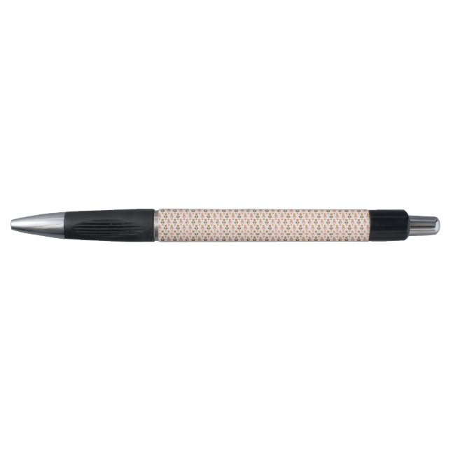A ballpoint pen with a black cap and tip kugelschreiber (Vorderseite)