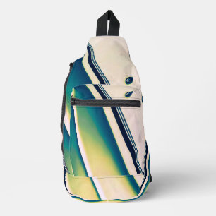 À Bandoulière Bateau Abstrait dans le sac Bleu Sling
