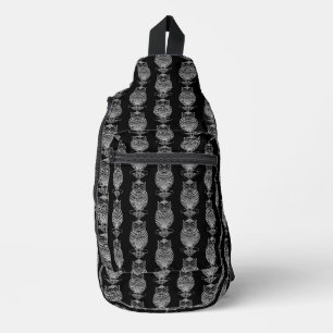 À Bandoulière Hibou (noir) - Sac banane