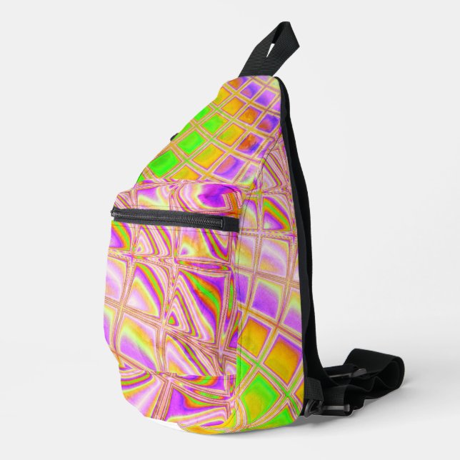 À Bandoulière Imprimer le sac de coupe (Coin droit)