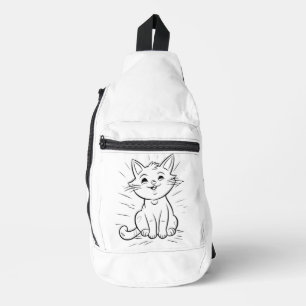 À Bandoulière Imprimer le sac de coupe