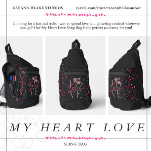 À Bandoulière Sac banane Mon Cœur Amour
