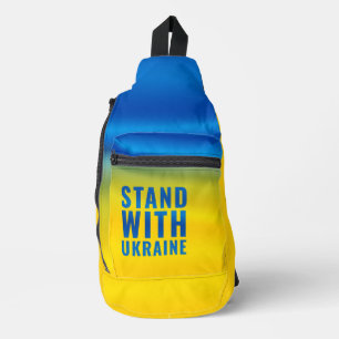 À Bandoulière Tenez-vous aux côtés de l'Ukraine. Sac banane