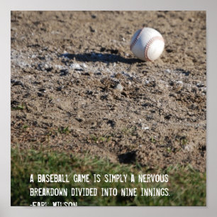 A Baseball Game is... Poster