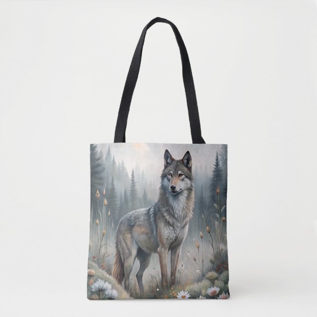 A Beautiful Forest Wolf Tasche (Vorderseite)