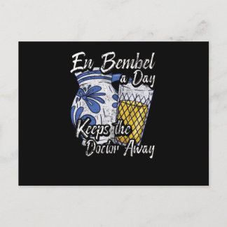 A Bembel A Day Keepe The Doctor Away Postkarte