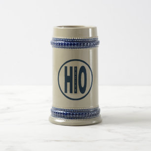 À Bière Chope 624 g  gris bleu  OHIO  SOCCER