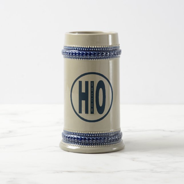À Bière Chope 624 g  gris bleu  OHIO  SOCCER (Centre)