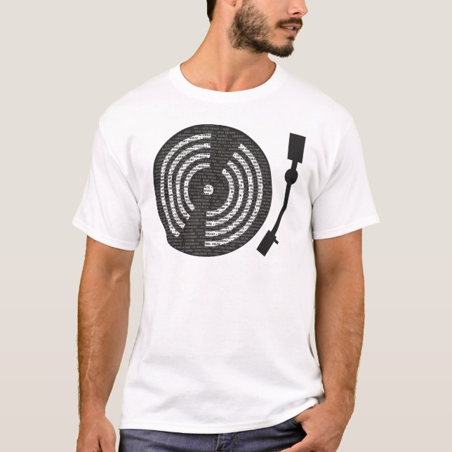 A bis z-Turntable-T - Shirt (Vorderseite)