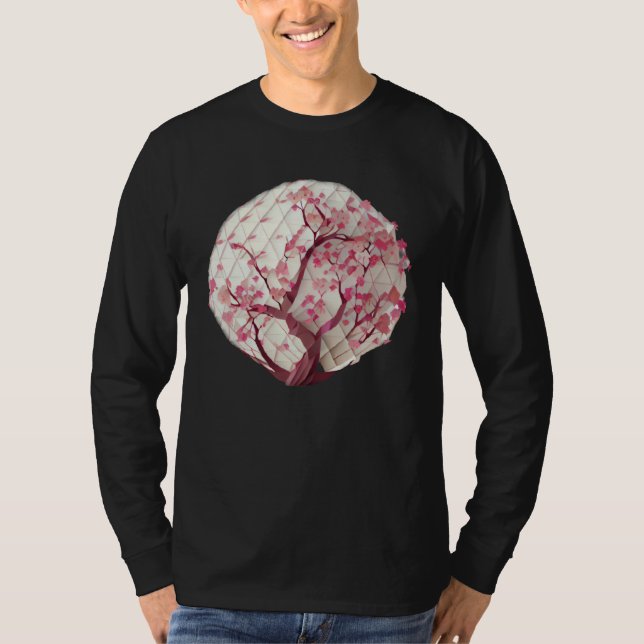 A Blossoming Life Cherry Blossom Tree of life Glob T-Shirt (Vorderseite)