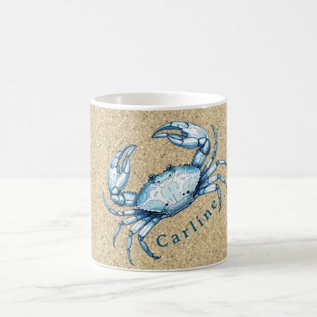 A Blue Crab Kaffeetasse (Mittel)