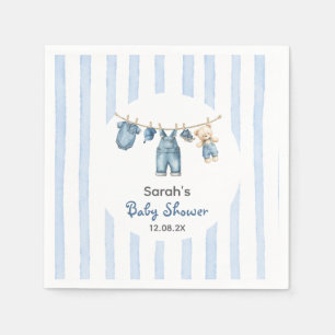 A Blue Jean Baby Dusche Serviette