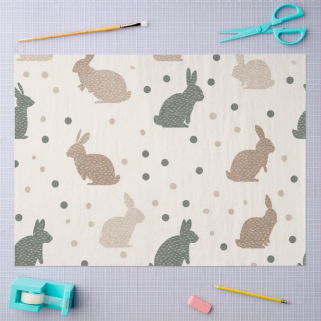 A Boho Easter Series Design #3 Seidenpapier (Basteln)