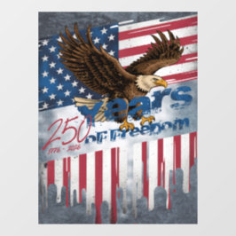 A bold illustration of an American symbol Fensteraufkleber