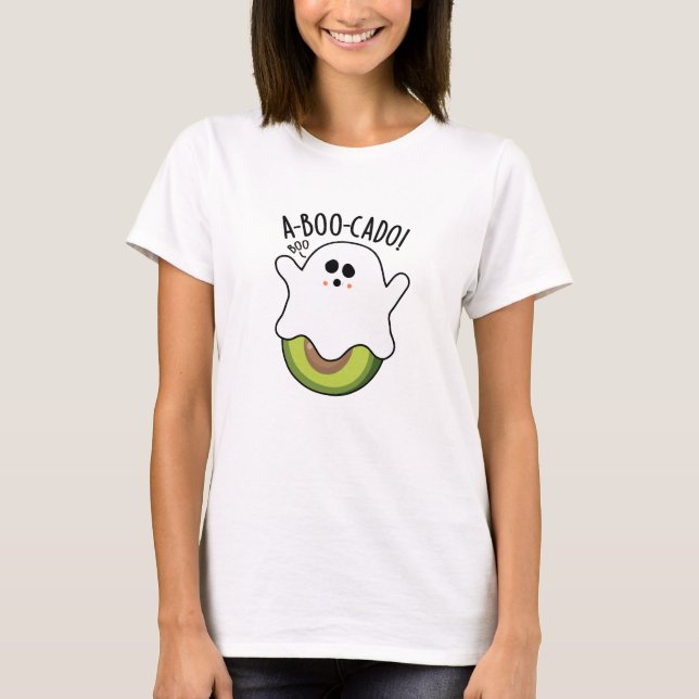 A-boo-cado Funny Avocado Pun T-Shirt (Vorderseite)
