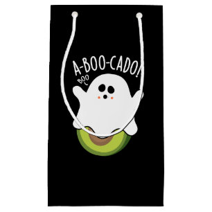 A-boo-cado Funny Avocado Puns Dark BG Kleine Geschenktüte