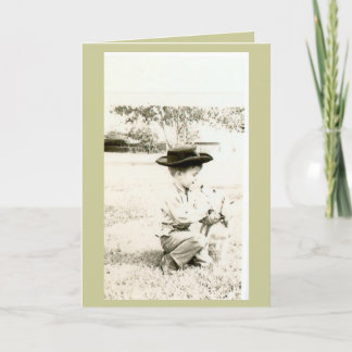 A Boy and His First Dog Karte