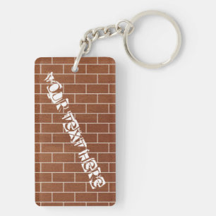 A Brick Wall Keychain