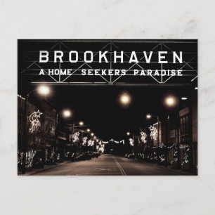 A Brookhaven Mississippi Southern Christmas Feiertagspostkarte