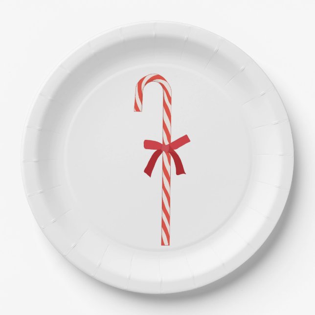A Candy Cane Pappteller (Vorderseite)