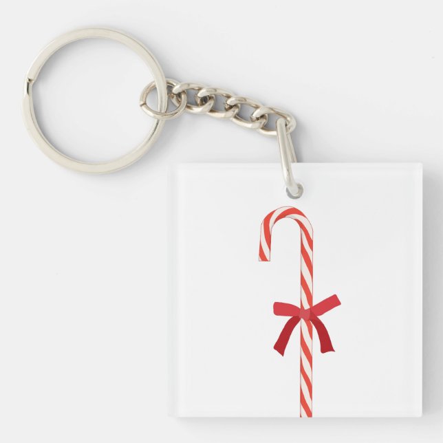 A Candy Cane Schlüsselanhänger (Vorderseite)