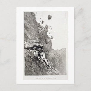 A Cannonade on the Matterhorn, 1862, von 'The Asc Postkarte