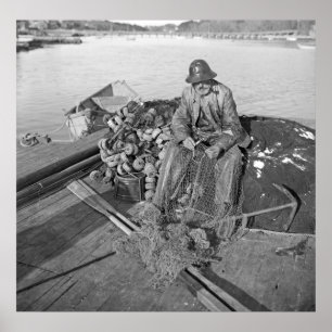 A Cape Ann Fisherman, Gloucester 1905 Poster