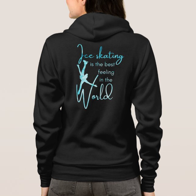 À Capuche Meilleure sensation - Veste de patinage artistique (Dos)