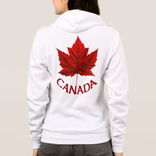 À Capuche Veste Canada Souvenir du Canada féminin Veste spor