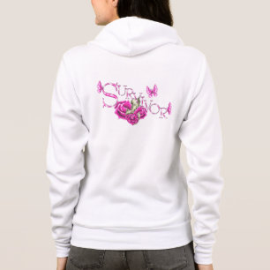 À Capuche Veste rose de représentation de survivant de ruba