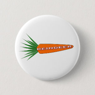 A Carrot for Christmas Rentier Button